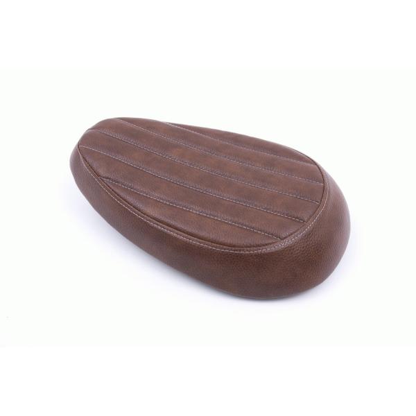 スーパーカブ C50 C70 C90 リトルカブ シート 座席 茶色 ストライプ 社外品