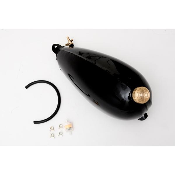 汎用品 ガソリンタンク 銅製 タンクキャップ コック セット カスタム ボバー ハーレー チョッパー...