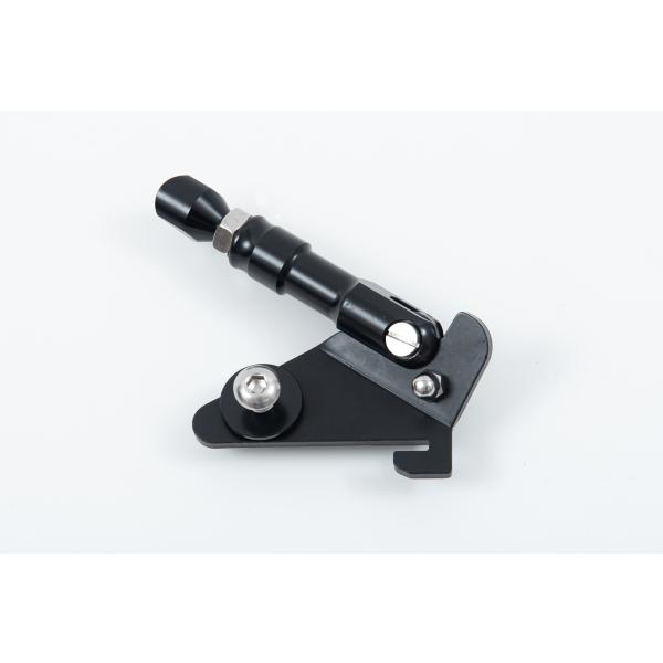 ズーマー ZOOMER AF58 ショート サイドスタンド 調整式 CNCアルミ 黒 ラッカス