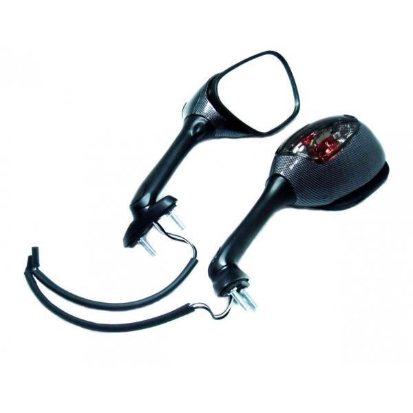 GSX-R1000 GSX-R600 GSX-R750 ウインカーミラー カーボン柄 左右 K5 K...