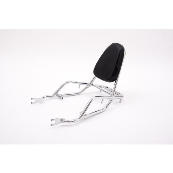 カワサキ W400 W650 W800 バックレスト付 リア キャリア 社外品 メッキ