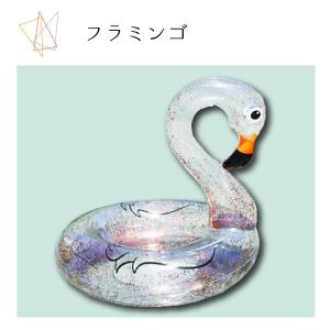 クリアフロート ユニコーン フラミンゴ 浮き輪...の詳細画像3