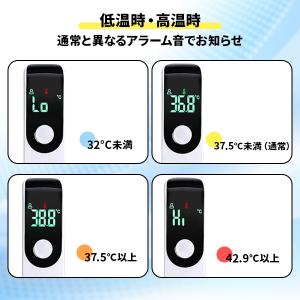 非接触温度計 1秒測定 体温計 赤外線 非接触...の詳細画像3