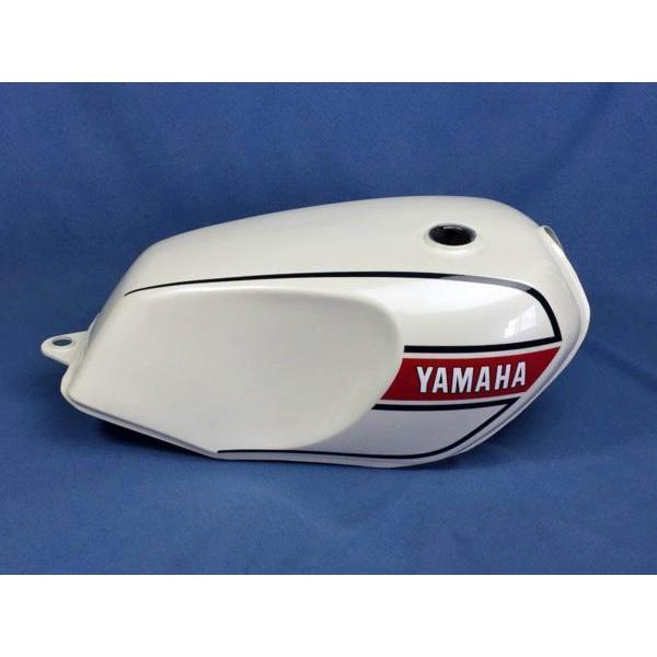 RZ250/350用 塗装済みガソリンタンク 白赤カラー新品 【 ゼス 】※予約受付中