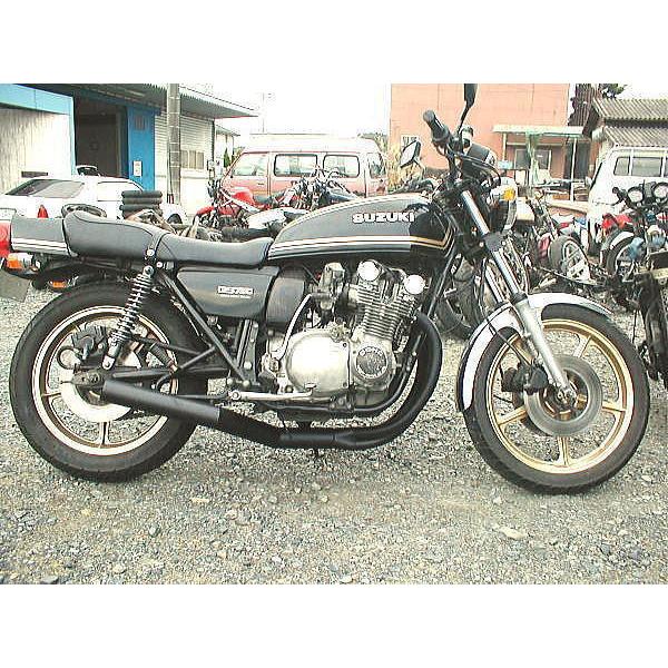 GS750E/G用　集合管 【 ゼス管ショートマフラー 3D曲 】 新品