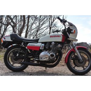 GS750E/G用 ヨシムラスタイル 【 ゼス管ショートマフラー 3D曲げ GS750E/G用 ヨシムラスタイル 【 ゼス管ショートマフラー 3D曲げ