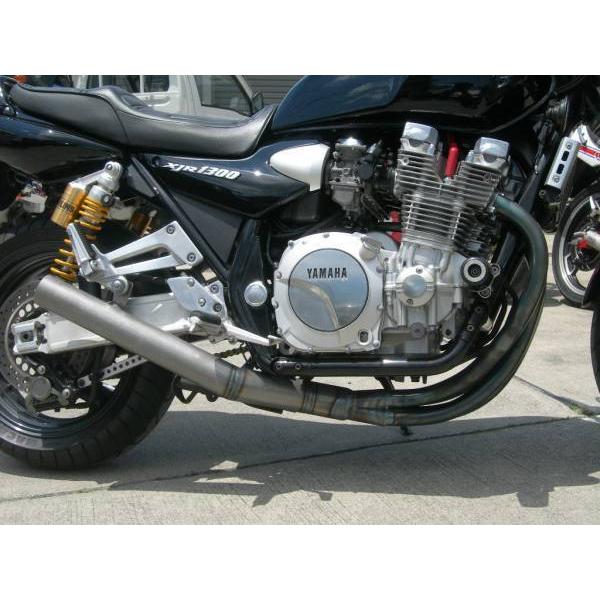 XJR1200/1300用ショート集合 【 ゼス管ショートマフラー 手曲 】