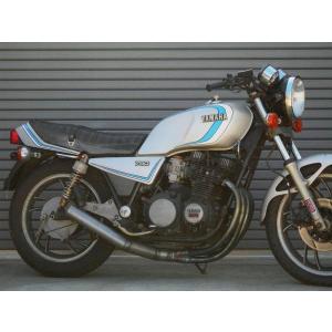 XJ750用　ショート集合　 【 ゼス管ショートマフラー 手曲 】