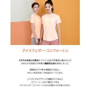 ヨガウェア ヨガトップス 半袖 Tシャツ トッ...の詳細画像3