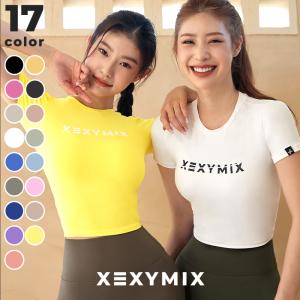 XEXYMIX ゼクシィミックス ゼクシーミックス 半袖 Tシャツ ヨガトップス ヨガウェア xa5203t