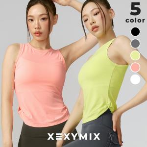 ヨガウェア ノースリーブ メッシュ トップス レディース ゼクシィミックス xexymix ゼクシーミックス XFK2TE1005