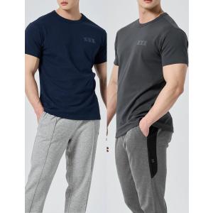 ヨガウェア メンズ 半袖 Tシャツ 速乾 トレ...の詳細画像3