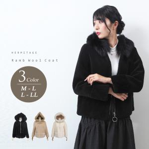 人気 ラム ウール100 フード フォックスファー 全３色 ２サイズ 豪華 ダブルフェイス ムートン コート レディース 女子 きれいめ ファッション 毛皮 送料無料 21pr 毛皮のエルミ ヤフーショップ 通販 Yahoo ショッピング