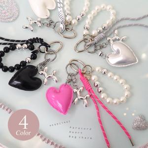 バッグチャーム ハート タッセル キーホルダー おしゃれ かわいい