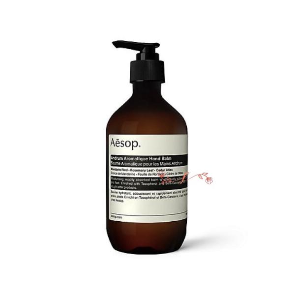 aesop イソップ アンドラム アロマティック ハンドバーム 500mL／ハンドクリーム 正規品 ...