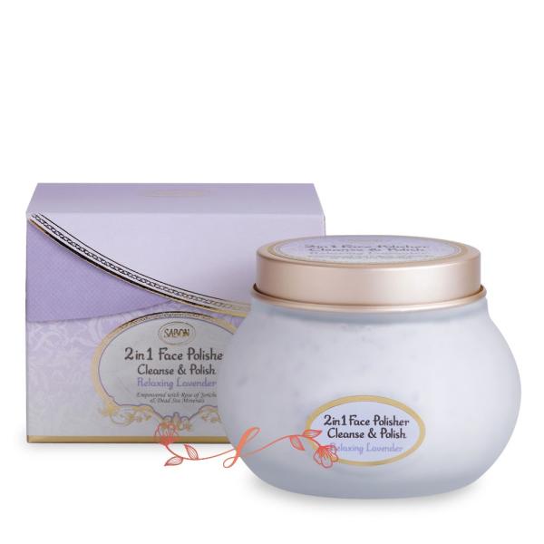 sabon サボンフェイスポリッシャー リラクシング(ラベンダー)　200mL／フェイス用スクラブ　...