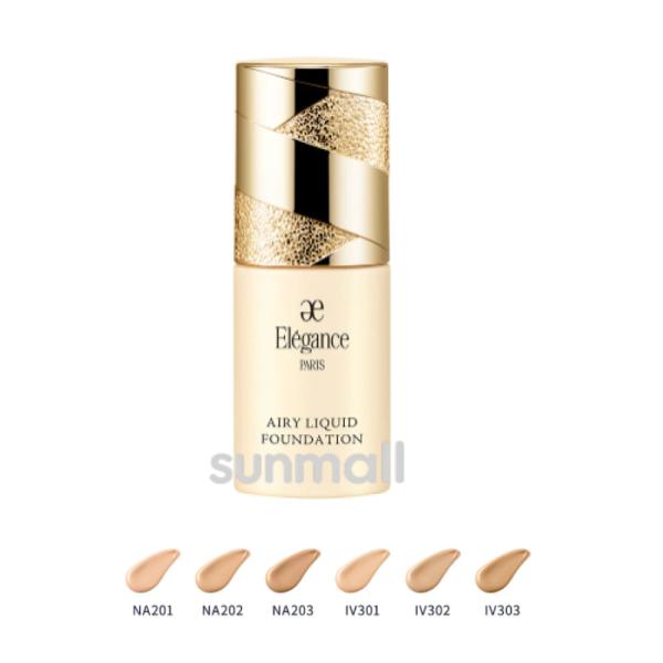 elegance エレガンス エアリー リクイッド ファンデーション 30ml SPF25 PA++...