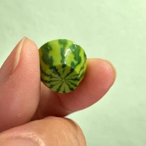 【1点のみ販売】ミニチュア スイカ 約16mm...の詳細画像1