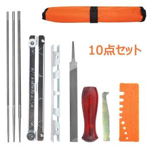 チェーンソー目立てセット 目立て用クランプ 1...の詳細画像1