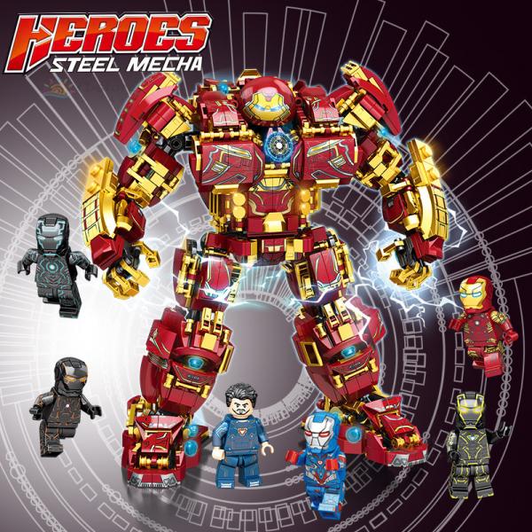 レゴ ミニフィグト レゴ アベンジャーズ ブロック ミニフィグ アイアンマン LEGO互換 ミニフィ...