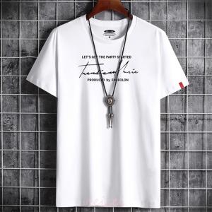 Tシャツ メンズ 半袖 シンプル お兄系 クル...の詳細画像5
