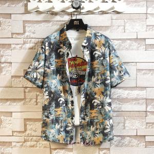 アロハシャツ メンズ トップス 半袖シャツ 開...の詳細画像5