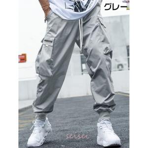 カーゴパンツ メンズ 春 ジョガーパンツ ワー...の詳細画像1