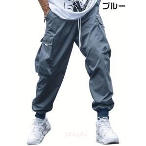 カーゴパンツ メンズ 春 ジョガーパンツ ワー...の詳細画像2