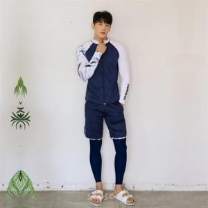 水着 レディース 夏 体型カバー ラッシュガー...の詳細画像4