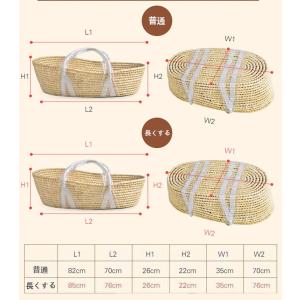 ベビーバスケット ベビー用クーファン ゆりかご...の詳細画像1