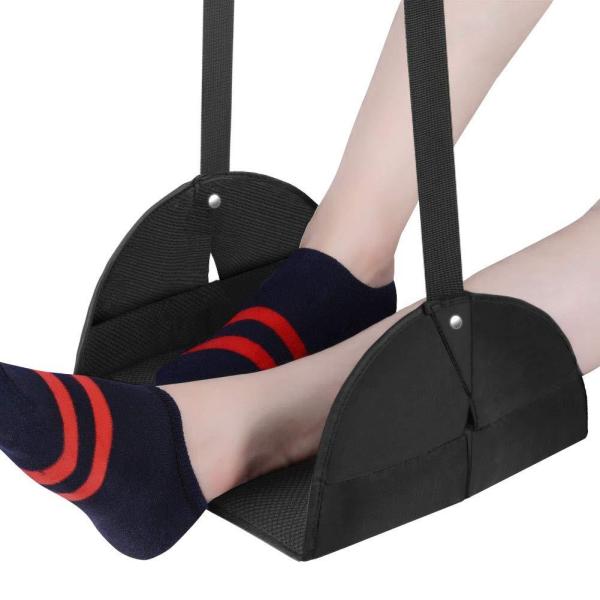 フットレスト 足置き 足らくらく 飛行機 機内リラックスグース 海外旅行 トラベル オフィス 車用 ...