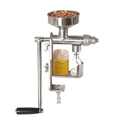 卓上油絞り器 手動式 油搾り機 油 小型 手動式 圧搾機 低温 油しぼり機 有機ひまし油 搾油機 家...
