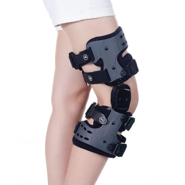 医療固定ブレース膝、変形性膝関節症骨関節炎調節可能な膝関節痛軟骨修復、膝痛緩和損傷回復、左右脚