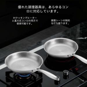 純チタン製フライパン、20〜28cm、無塗装、...の詳細画像2