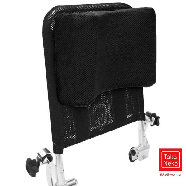 携帯用車椅子ヘッドレストネック支援ヘッドパディング調整可能＆大人の旅行16-20インチ車椅子クッショ...