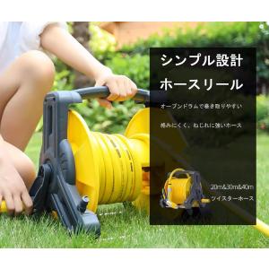 水まきホース ホースリール 15m 25m 4...の詳細画像1