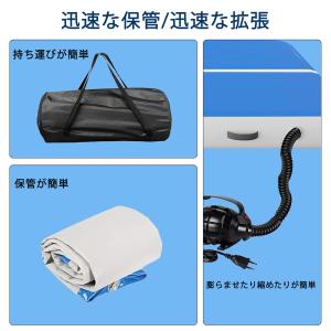 エアートラック 体操 エアマット インフレ 電...の詳細画像5