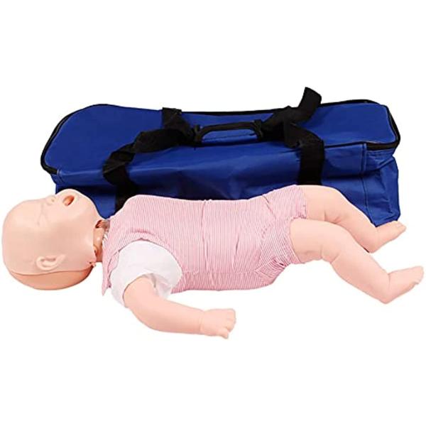 窒息応急処置トレーニング赤ちゃん人形、幼児応急処置モデル高度なCPRベビートレーニングマネキン、気道...