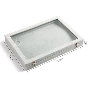 ネックレス ディスプレイ ベルベット調 アクセ...の詳細画像2