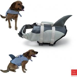 犬用ライフジャケット 安全 安心 サメ水泳救命胴衣 小型犬 中型犬 大型犬 フローティングベスト ライフベスト 水遊び プール 海 川遊び 救命胴衣 水泳必需品 犬