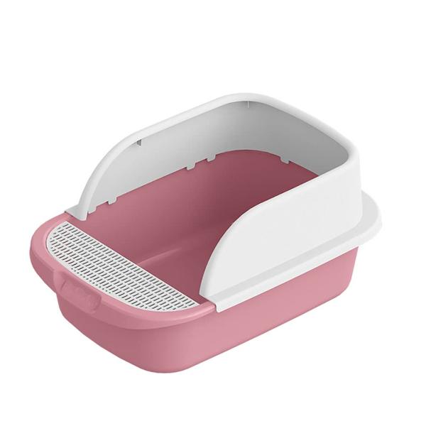 猫トイレ ネコトイレ 猫用トイレ本体 メガトレー 本体 グレー 猫用トイレ 本体 大きい猫 大きいト...