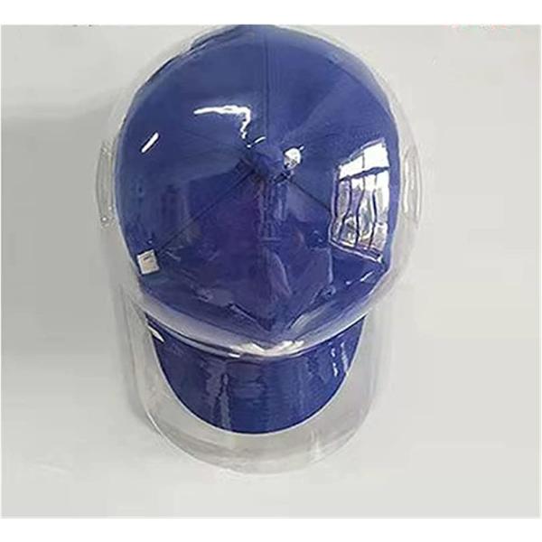 10pcs二層素材キャップホルダー透明野球帽ディスプレイボックス防塵帽子収納プラスチックキャッププロ...