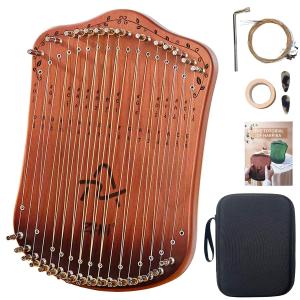 31弦 木製 ハーピカ 半音付き 親指ピアノ メタルストリン 指弾きの