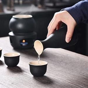日本酒 熱燗器 伝統 熱酒器 酒器セット 冷た...の詳細画像3