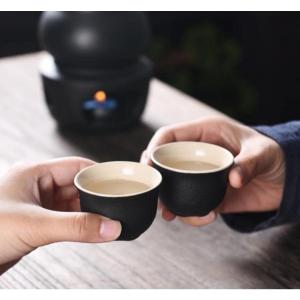 日本酒 熱燗器 伝統 熱酒器 酒器セット 冷た...の詳細画像4
