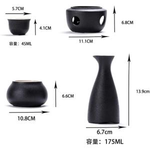 日本酒 熱燗器 伝統 熱酒器 酒器セット 冷た...の詳細画像5