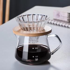コーヒーサーバー コーヒードリッパー 耐熱ガラ...の詳細画像1