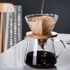 コーヒーサーバー コーヒードリッパー 耐熱ガラ...の詳細画像5