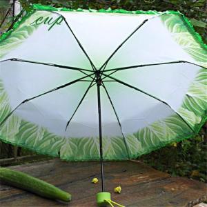 クリエイティブキャベツ傘レタス折りたたみ晴れ雨...の詳細画像4