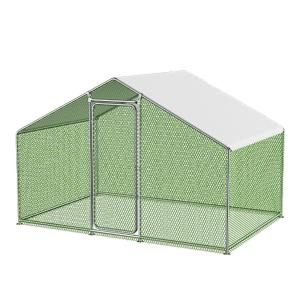 鶏小屋 屋外 大型 亜鉛メッキ鋼製 鶏舎 高耐...の詳細画像1